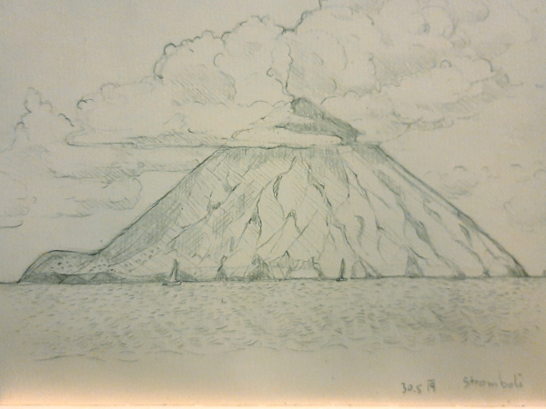 Reiseskizzen Stromboli mnutzDesign