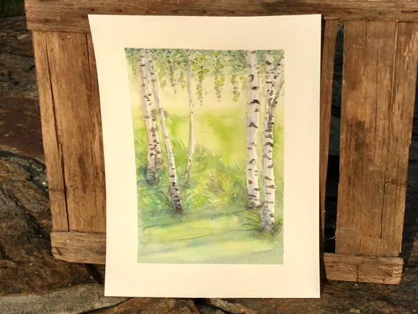 Bäume in Graz Illustration mnutzDesign