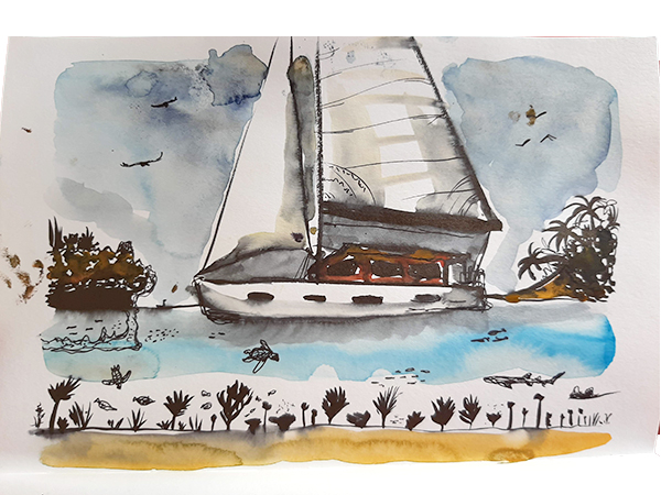 Bahamas - mnutzDesign - Illustration